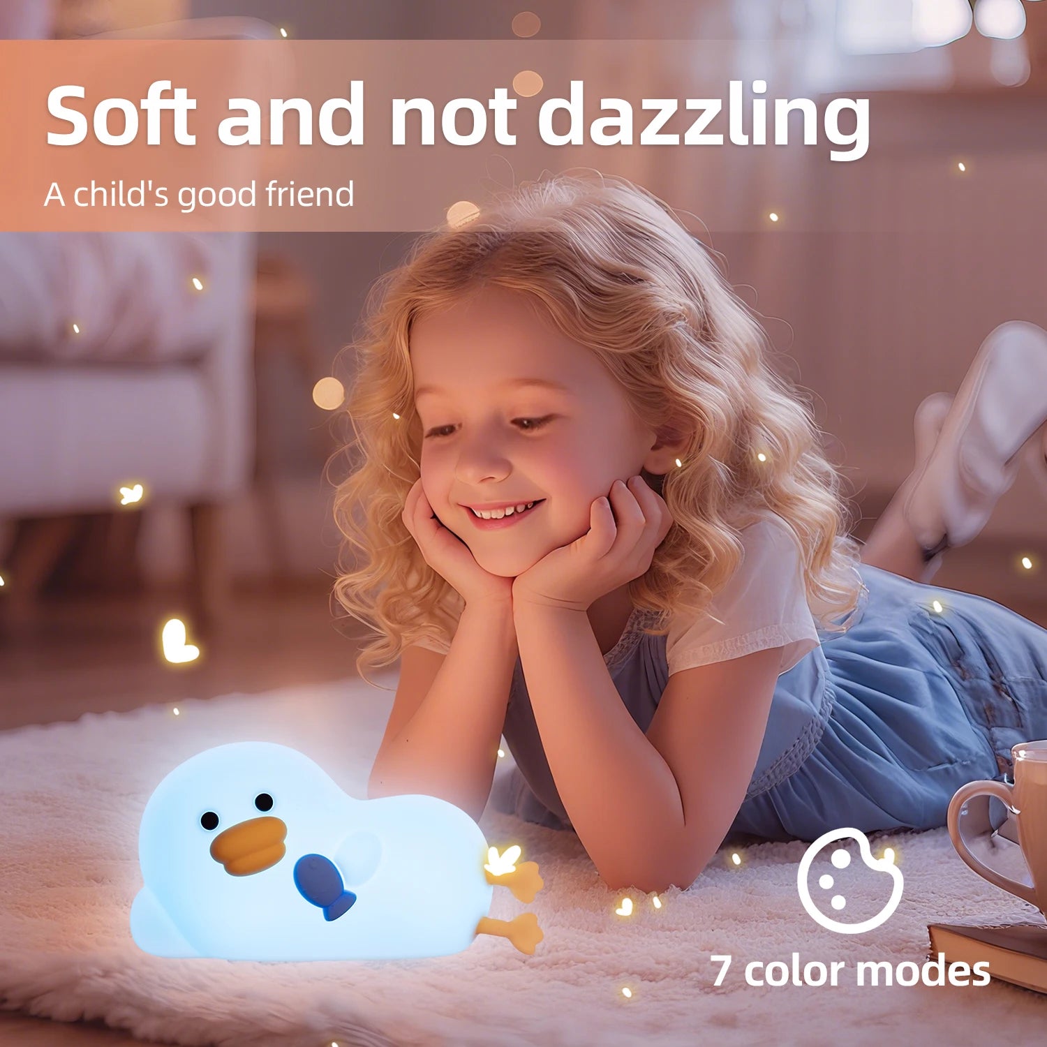 Şarjlı Yumuşak Silikon Penguen Gece Lambası