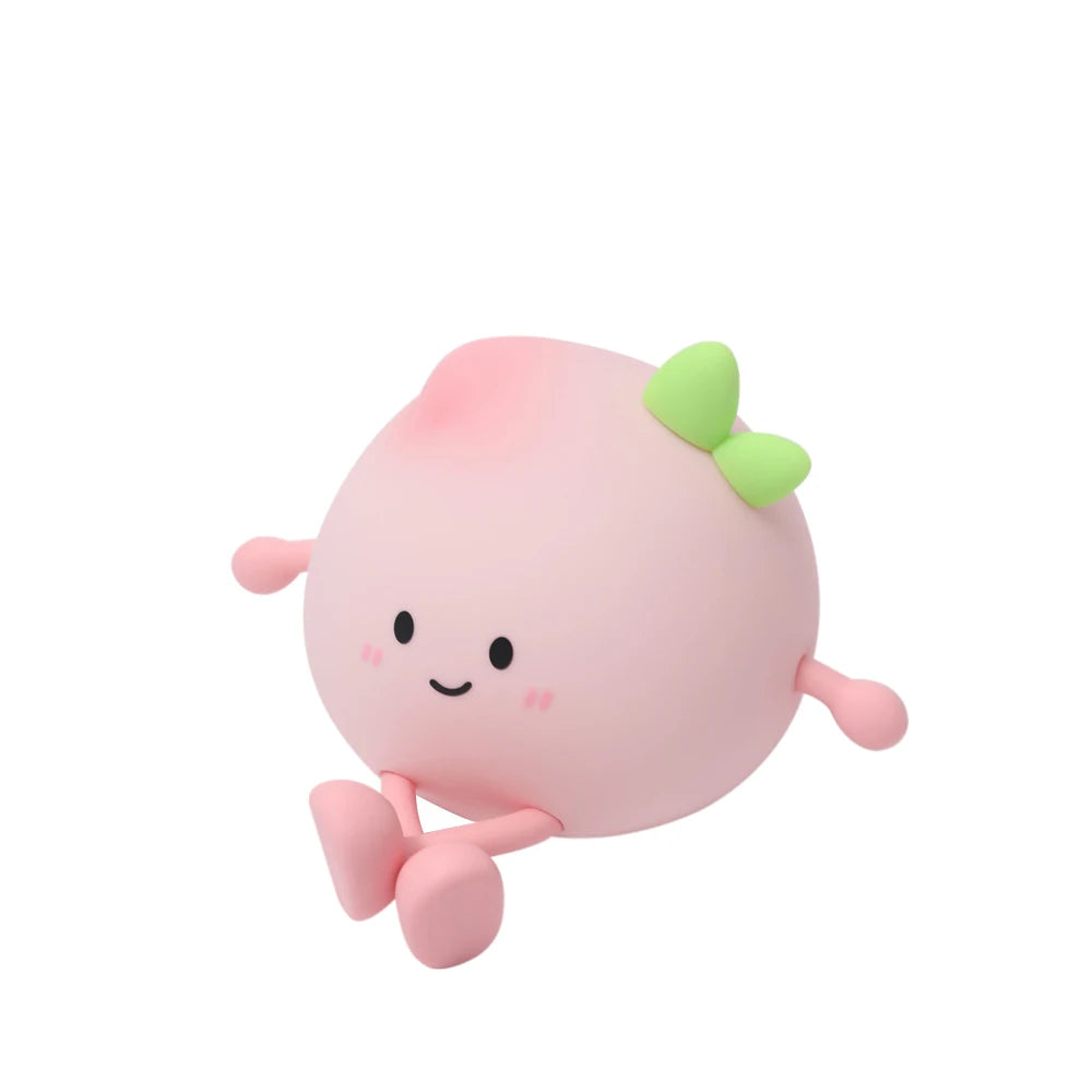 Yumuşak Silikon Şeftali: Renk Değiştiren Başucu Lambası