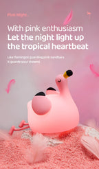 3 Kademeli Zamanlayıcılı Flamingo LED Gece Lambası